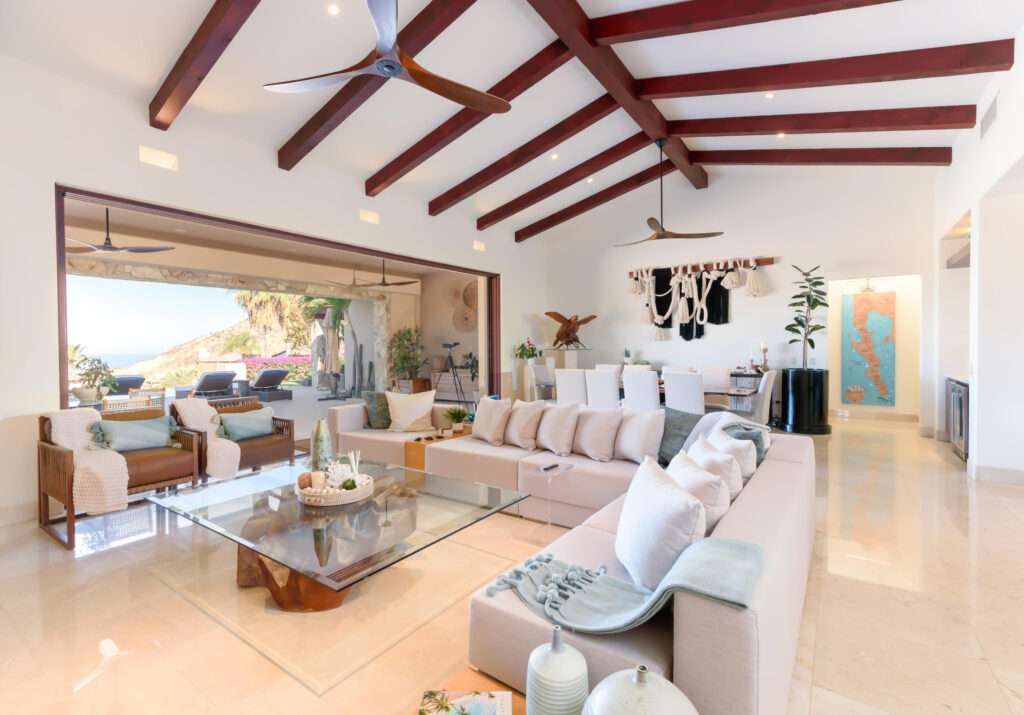 Querencia Section 1- Las Colinas A true one-of-one, The Nivel Estate is a bold architectural statement where scale, craftsmanship, and innovation converge. Spanning 18,000 square feet of seamless indoor-outdoor living, the home was recently featured in The Wall Street Journal. Perched atop Querencia Golf and Beach Club, it commands sweeping 270-degree for sale